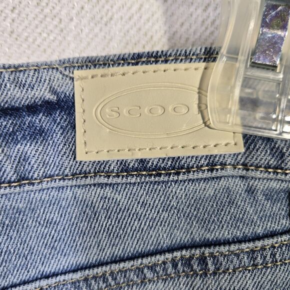 Scoop Jeans Wide Leg Low Slung Women 6 Blue NEW 34 X 28 - Picture 13 of 16